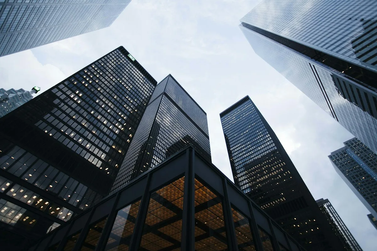 City business towers illustrating enterprise and public markets