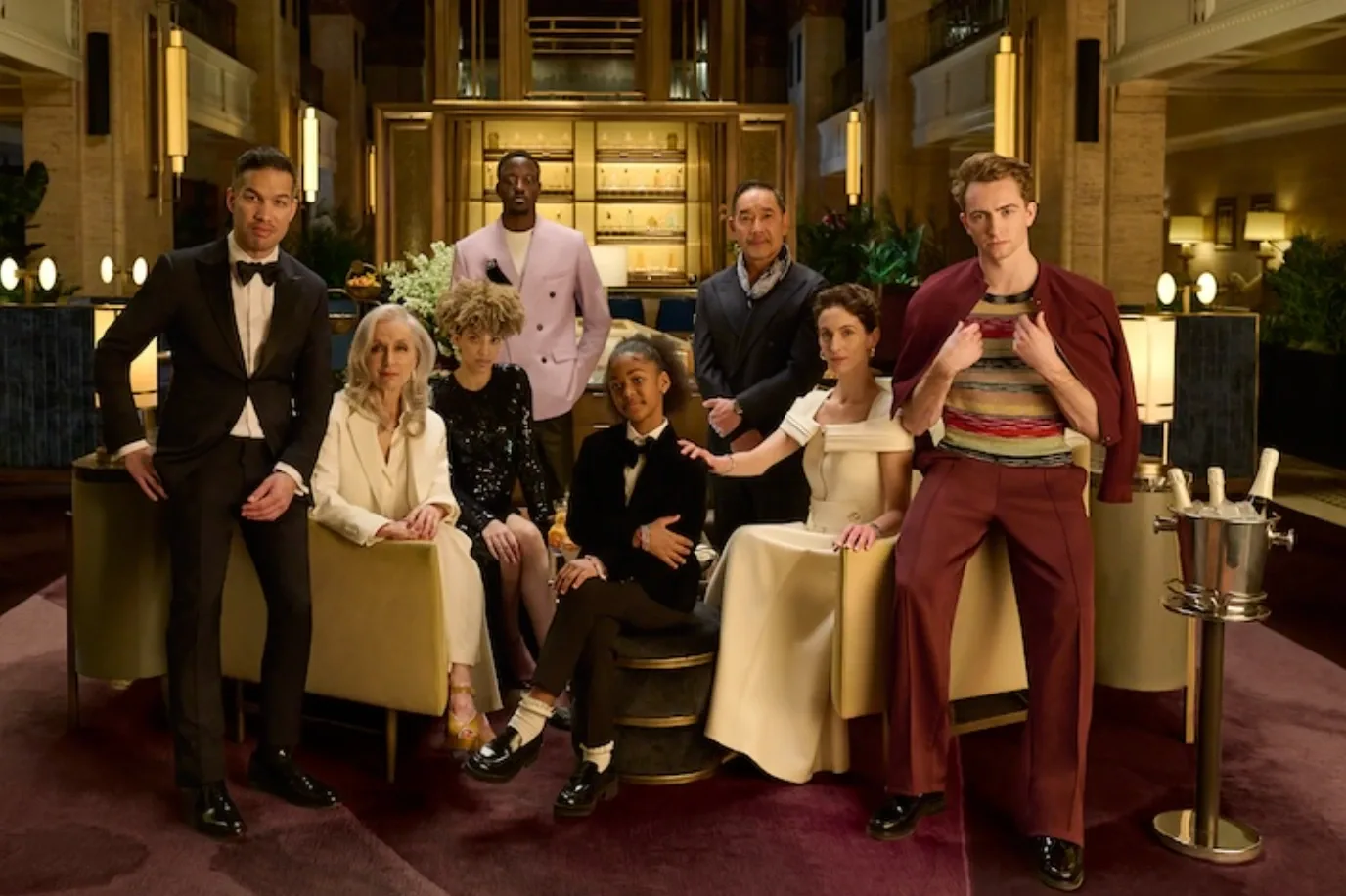 A gathering in a Fairmont hotel lounge, from the V&Co. website